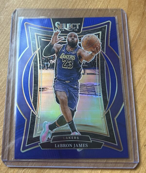 2024-25 Select LeBron James Blue Concourse Silver Prizm