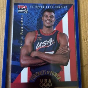 David Robinson — 1996 Upper Deck USA Basketball Portraits of Power #56 — San Antonio Spurs