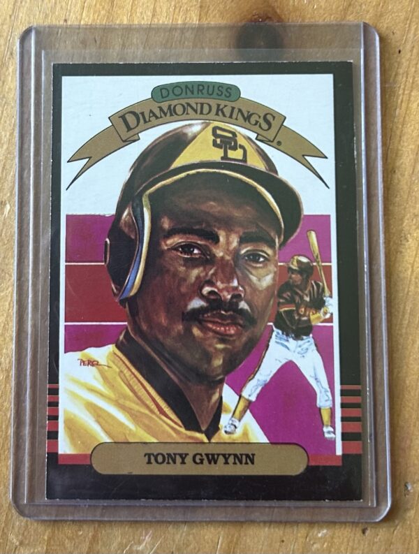 Tony Gwynn — 1985 Donruss Diamond Kings #25 — San Diego Padres