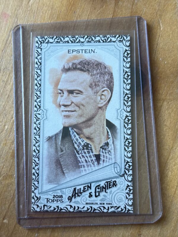 Theo Epstein — Topps Allen & Ginter Mini #220 — Black Border (Filigree Frame)