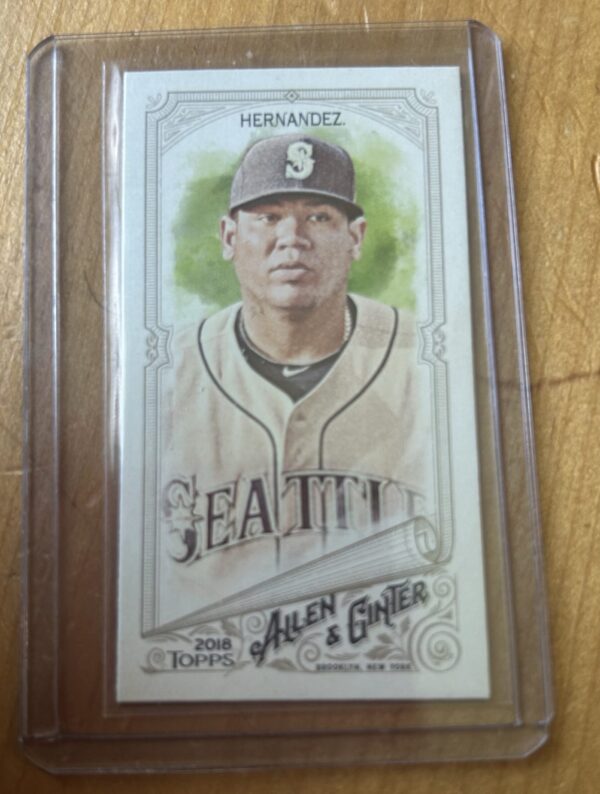 Félix Hernández — 2018 Topps Allen & Ginter Mini #262 — Seattle Mariners