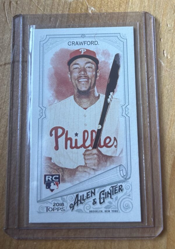 J.P. Crawford RC — 2018 Topps Allen & Ginter Mini #127 — Rookie Card — Philadelphia Phillies