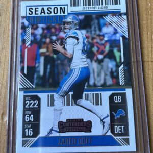 2024 Panini Contenders Football Jared Goff Season Ticket