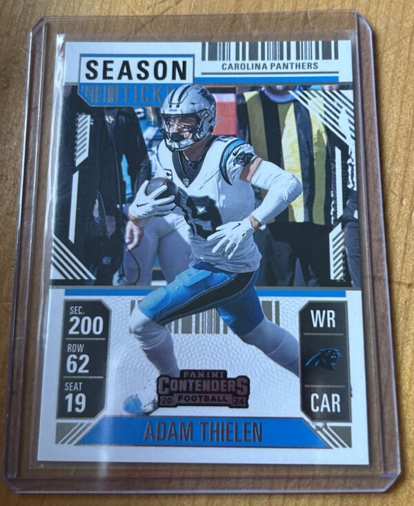 2024 Panini Contenders Football Adam Thielen Season Ticket