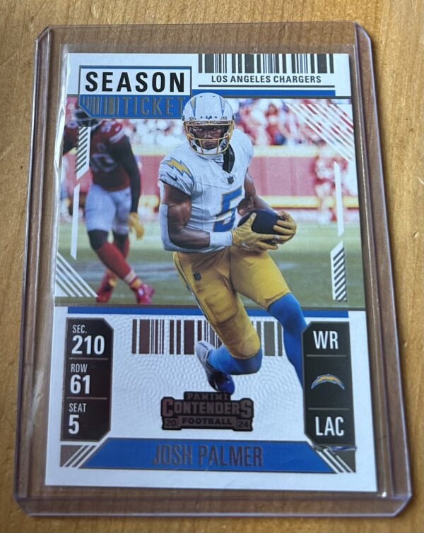 2024 Panini Contenders Football Josh Palmer Season Ticket