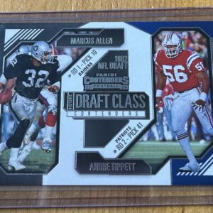 Marcus Allen / Andre Tippett 2024 Panini Contenders Historic Draft Class 1982