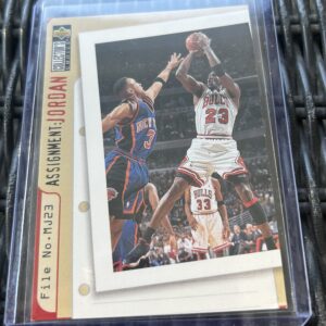 John Starks / Michael Jordan 1996 Upper Deck Collector’s Choice #364 – Assignment: Jordan