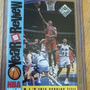 1998 Upper Deck Choice Year in Review Michael Jordan #189 (10th Scoring Title)