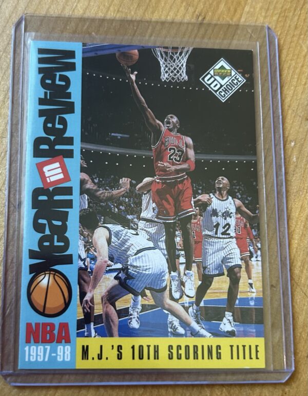 1998 Upper Deck Choice Year in Review Michael Jordan #189 (10th Scoring Title)