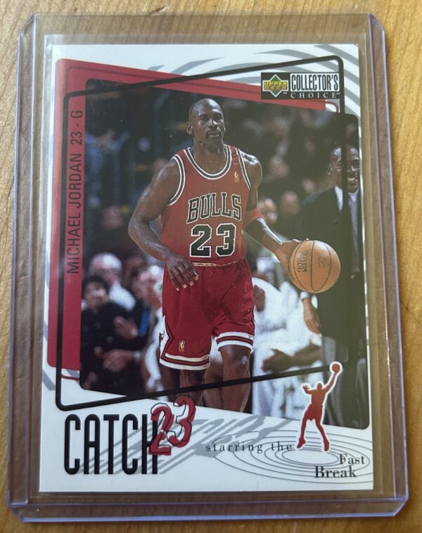 Michael Jordan 1997 Upper Deck Collector’s Choice Catch 23 #186