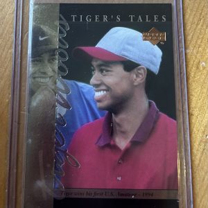 2001 Upper Deck Golf Tiger’s Tales TT9 (Tiger Woods)
