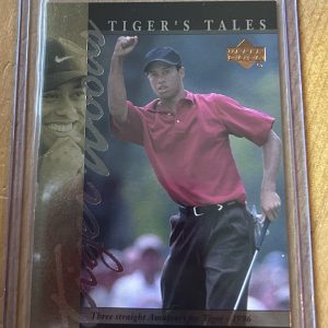 2001 Upper Deck Golf Tiger’s Tales TT11 (Tiger Woods)