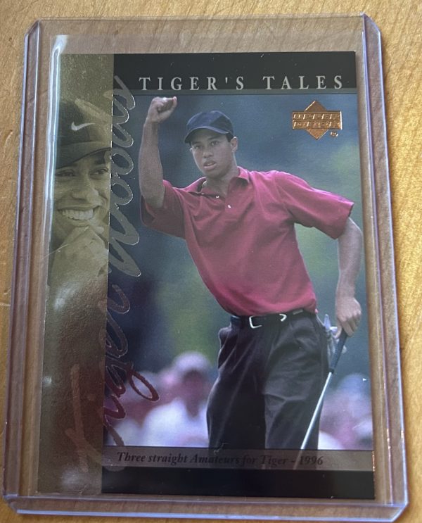 2001 Upper Deck Golf Tiger’s Tales TT11 (Tiger Woods)