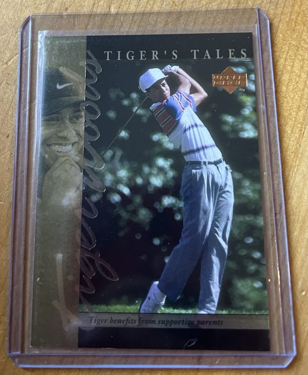 2001 Upper Deck Golf Tiger’s Tales TT5 (Tiger Woods)