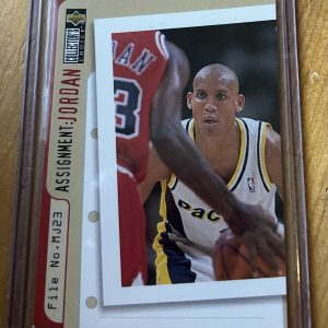 1996 Upper Deck Collector’s Choice Assignment: Jordan - Michael Jordan & Reggie Miller