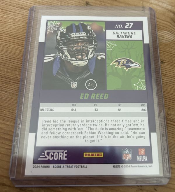 Ed Reed 2024 Score “A Treat” Orange Pumpkins - Image 2