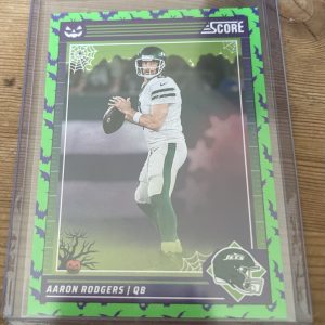 Aaron Rodgers 2024 Score A Treat Green Bats