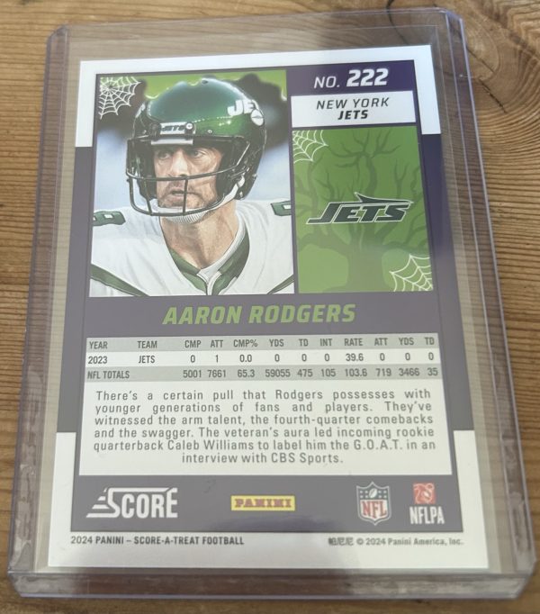 Aaron Rodgers 2024 Score A Treat Green Bats - Image 2
