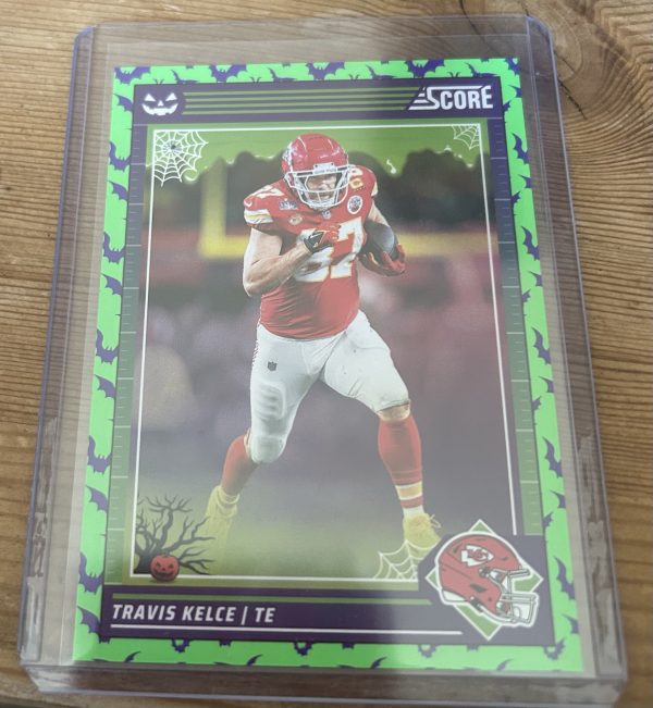 Travis Kelce 2024 Score A Treat Green Bats