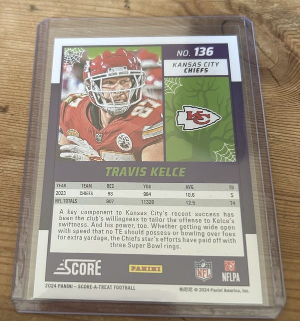 Travis Kelce 2024 Score A Treat Green Bats - Image 2