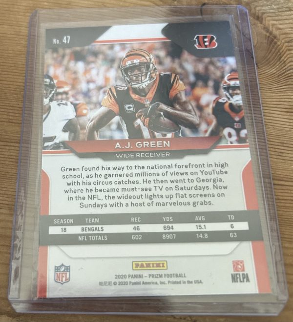 AJ Green 2020 Panini Prizm Base - Image 2