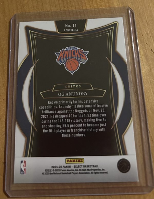OG Anunoby 2024-25 Select Concourse #11 - Image 2