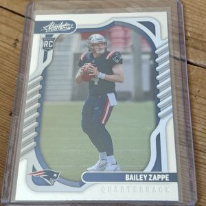 Bailey Zappe 2022 Absolute Football Rookie #129 – Silver Foil Border
