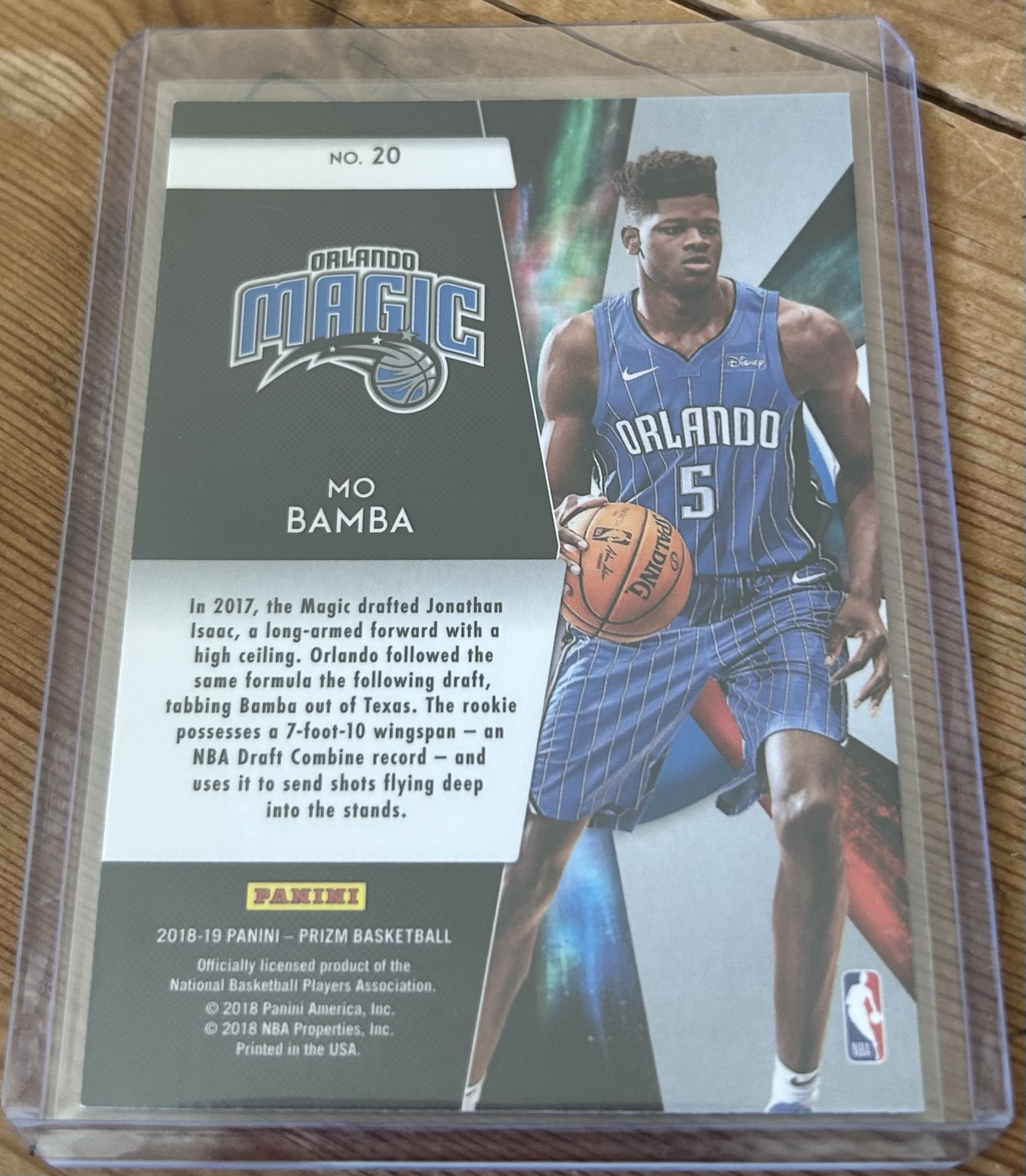 Mo Bamba 2018-19 Prizm Freshman Phenoms #20 - Image 2