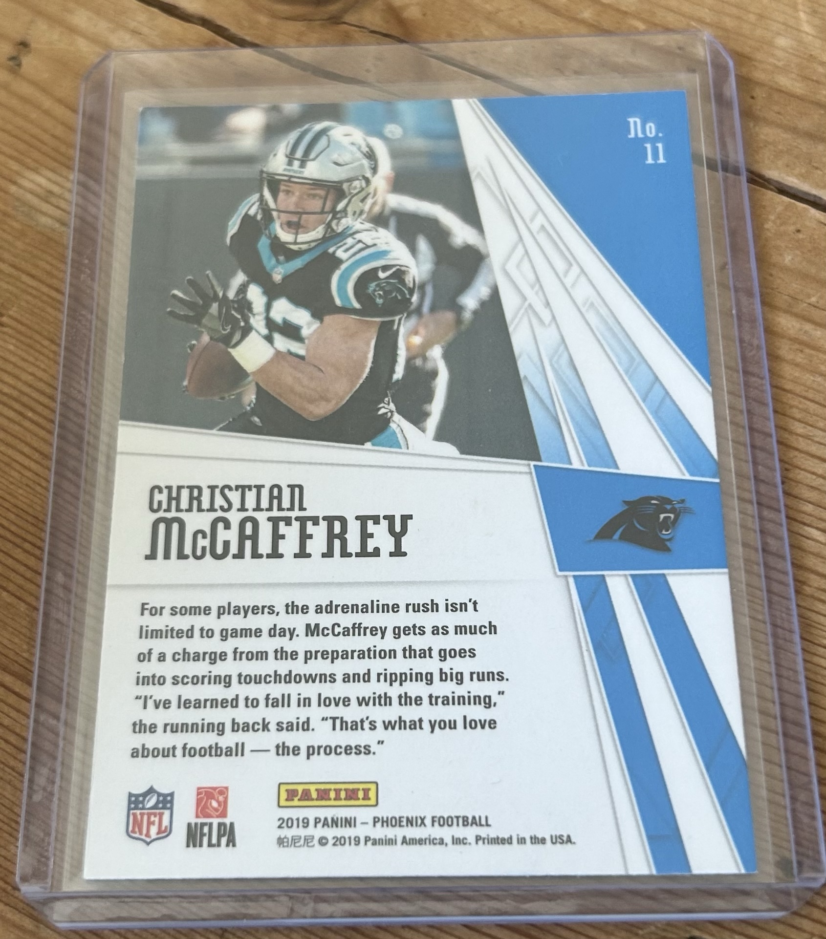 Christian McCaffrey 2019 Phoenix Adrenaline Rush #11 - Image 2